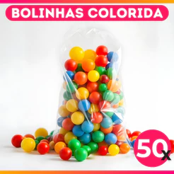 50 Bolinhas Piscina de Criança PROMOÇÃO Bolinhas 76mm