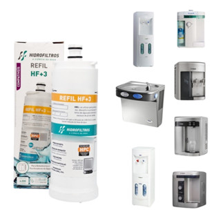 Refil Vela Tripla Filtração HF+3 Compatível Purificador IMMAGINARE PDF FRQ600 Expert PFN em Oferta na Shopee