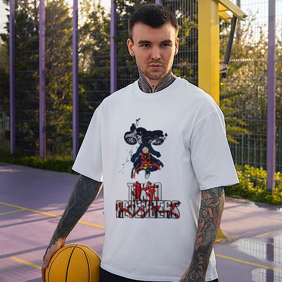 Camisa Mikey Manjiro Sano Gang Tokyo Revengers Camisa Algodão Confortável Estilo Envio imediato