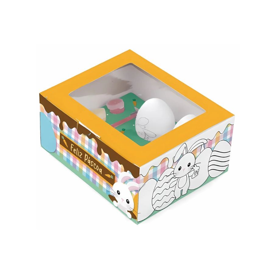 Kit para Colorir Páscoa - Doce Encanto - 1 unidade - Cromus - Rizzo em Oferta na Shopee