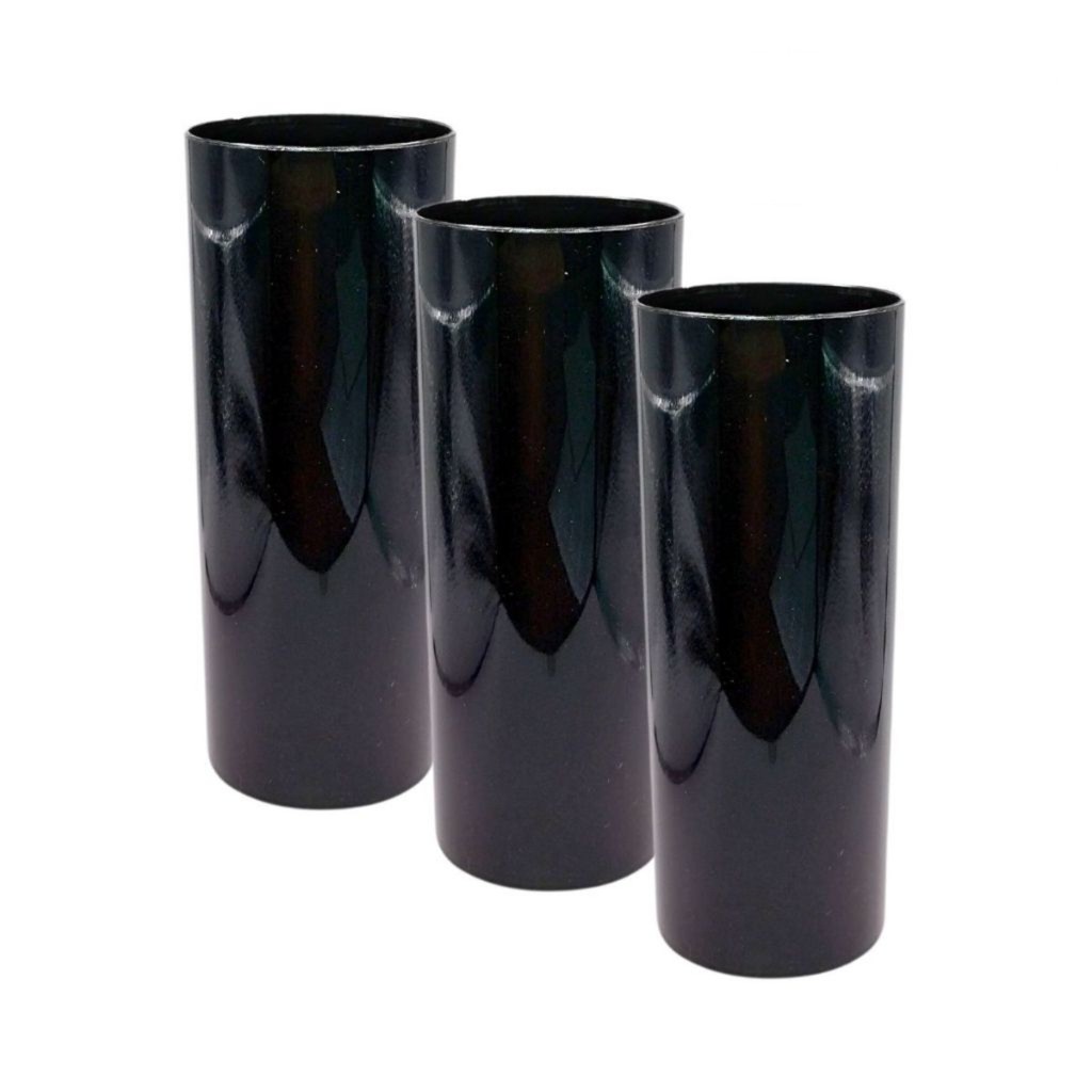 10 COPOS LONG DRINK 330ML LISO PRETO PARA PERSONALIZAR ADESIVAR FESTA em Oferta na Shopee