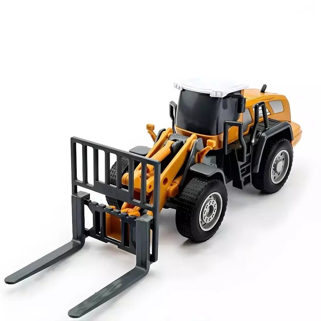Miniatura Escavadeira Rolo Compressor Escala 1:50 Com Fricção XZ-1794 — imagem 2 de 2