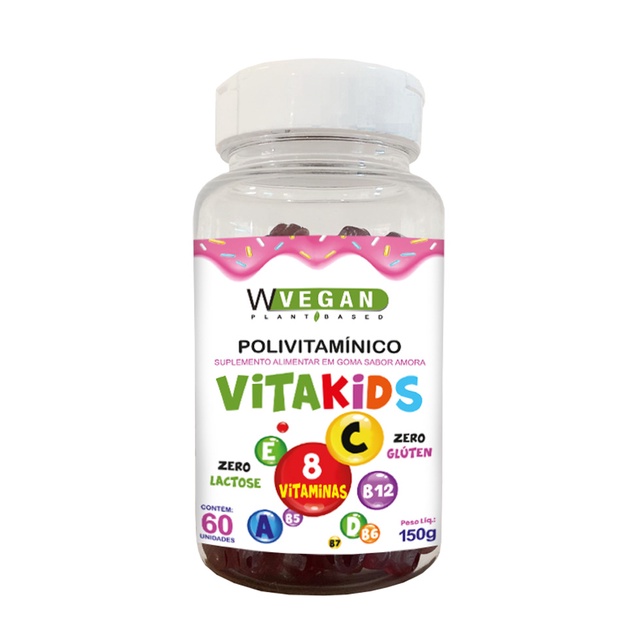 Gomas Vitaminadas Vitakids WVegan em Oferta na Shopee