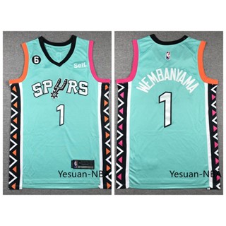 Camisa San Antonio Spurs Victor Wembanyama Homens Basquetebol Regatta nba Jerseys