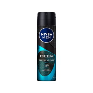 Desodorante Nivea Men Deep Antitranspirante Carvão Ativado Beat Aerossol 150ml