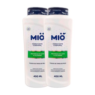 Kit 2 Loção Hidratante Mió Proteínas do Leite e Colágeno 400ml