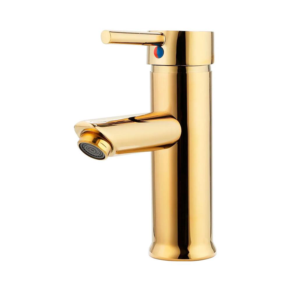 Torneira para banheiro cascata Misturador Monocomando Baixa Xingu Pingoo - Dourado em Oferta na Shopee