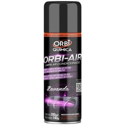 Limpa Ar Condicionado 200ml 140g Lavanda Orbi Quimica