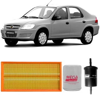 Kit Filtro Ar Óleo Combustível Prisma 2007 A 2018 Flex em Oferta na Shopee