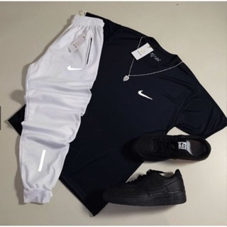 Kit Conjunto Masculino Calça Jogger Camisa Masculina Refletiva Conj Masculino Esportivo dry fit masculino