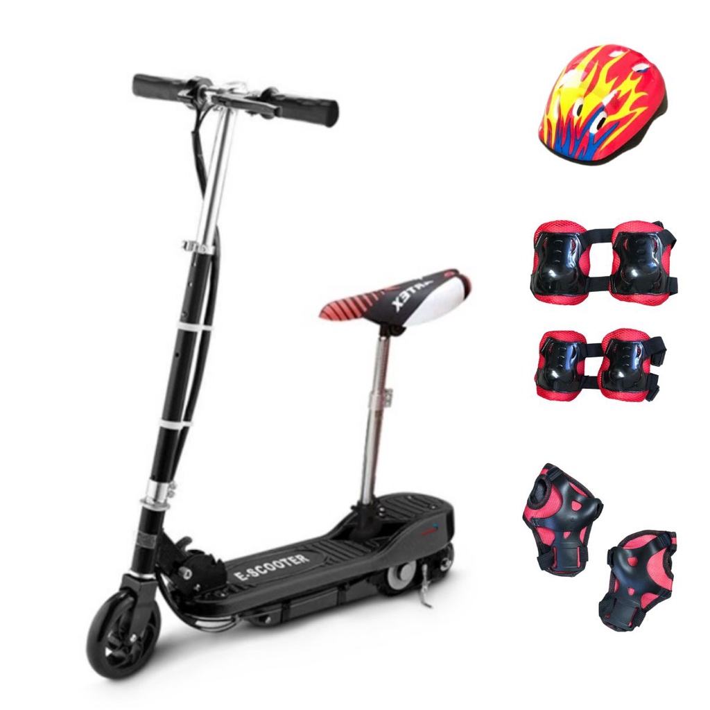 Patinete Elétrico 120w Importway Com Assento E Kit Proteção