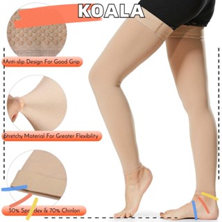 KOALL 1meias De Alta Compressão 1Pair , Meias De Pressão Graduadas Médicas De Dedo Do Pé Abertas , Com Fita De Silicone Elasticidade 20-30 mmHg Varizes Femininas