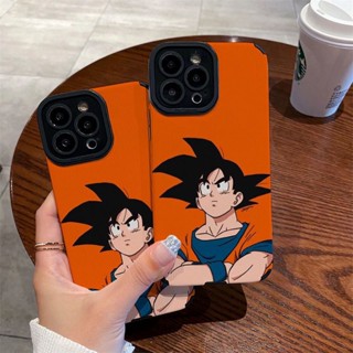 Adequado Para Samsung A54/A14/A34/A13/A12/A52/A53/A10S/A71/A72/A73/A30/A22/A33 Goku Com Capa De Telefone Fundo Laranja anti-Queda Macia