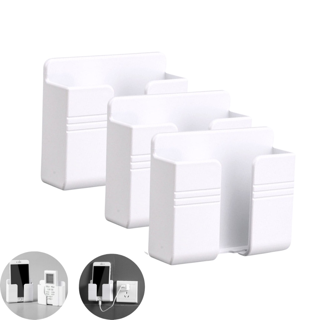 3 Suporte De Parede Para Celular Controle Plástico em Oferta na Shopee