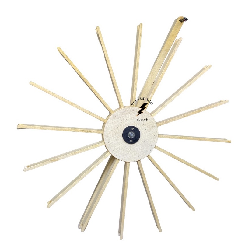 Manivela Pipa Grande Madeira Profissional 76 cm Resistente