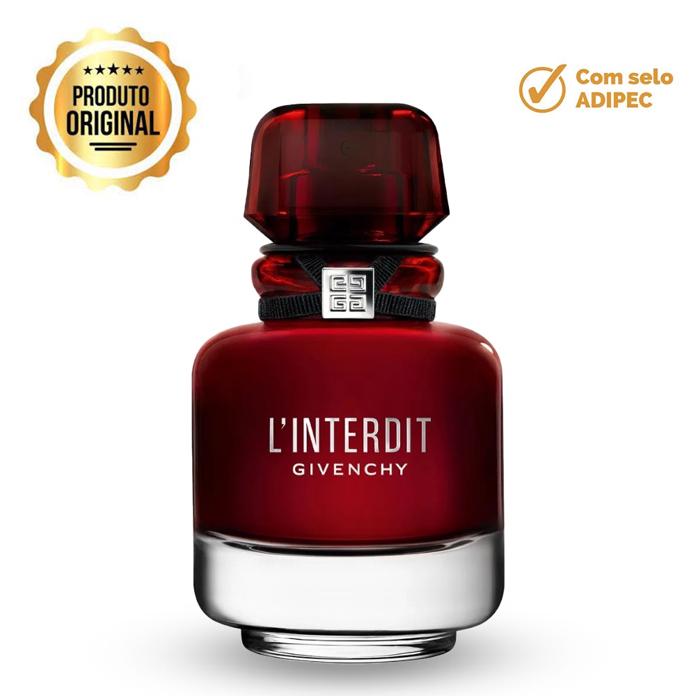 Perfume L'Interdit Rouge Givenchy EDP Feminino 80ml Original