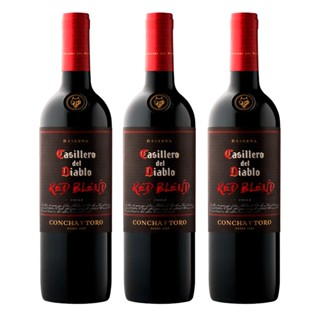 Kit Vinho Chileno Casillero Del Diablo Reserva Red Blend - 3 Garrafas