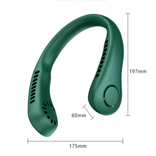 Ventilador Flexível De Pescoço Portátil Usb Recarregável Ideal Para Acampar Viajar Treinar Refrigeração Rápida