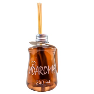 Aromatizador com Varetas Vidaromas 240 ml Madeira