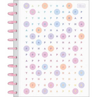 Caderno Tilidisco 10 Matérias 160 Folhas Happy Tilibra