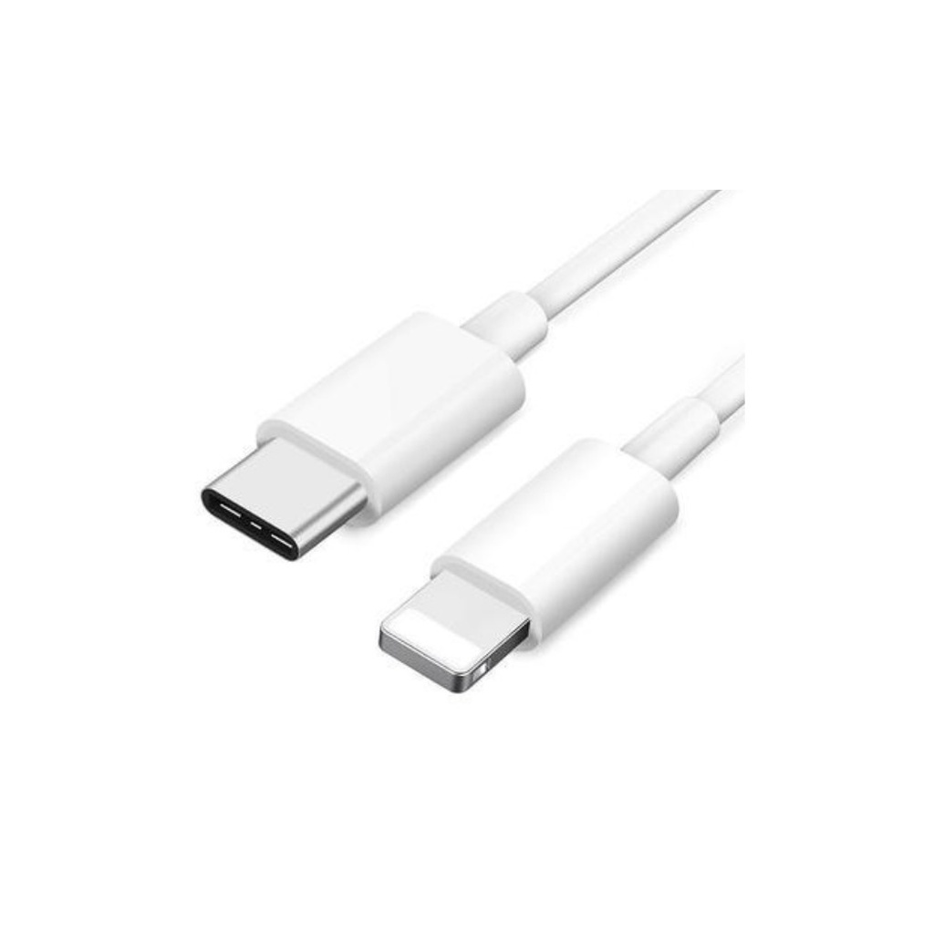 Cabo USB Lightning para Iphone 1 Metro Branco White