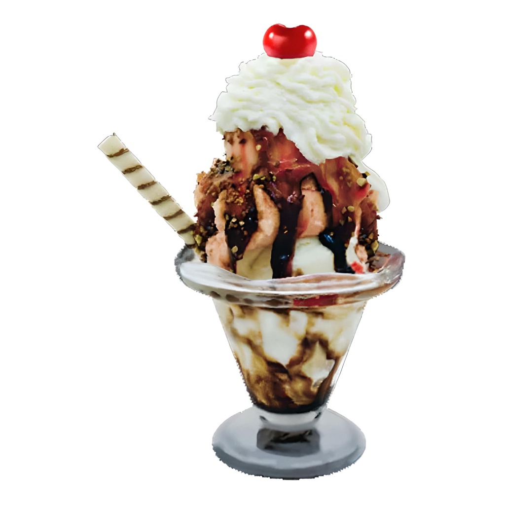 Canudinho Biju Wafer Sorvete Sabor Baunilha Marvi 100 unidades