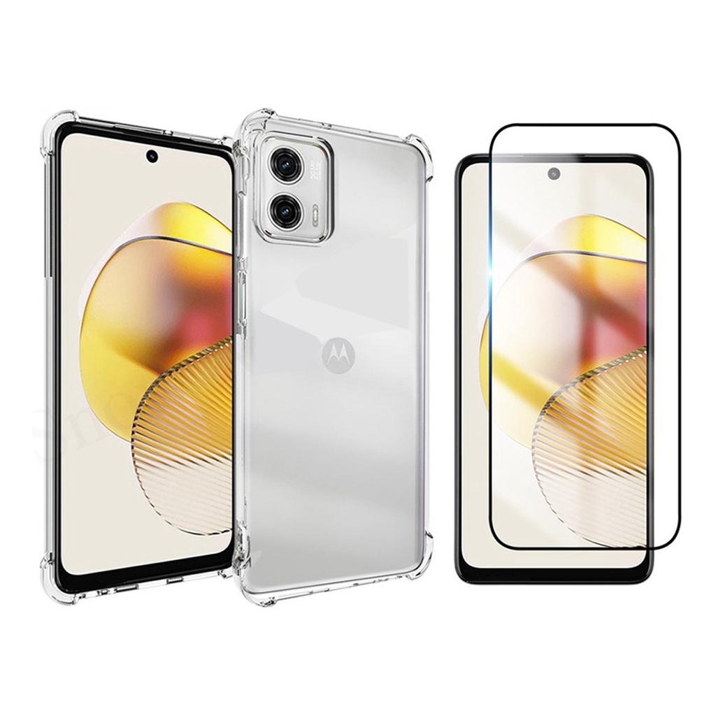 Capa Case Capinha Anti Impacto Compatível Com Moto G73 5G + Película 3D Vidro Temperado