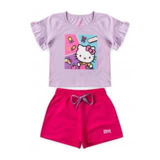 Conjunto Feminino Infantil Funday!! - Hello Kitty