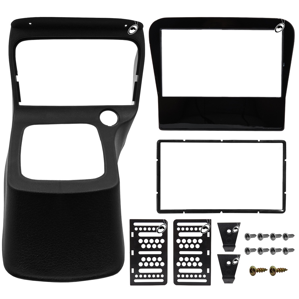 Moldura de Painel 2 Din 7" Polegadas Celta G1 2000 à 2005 Black Piano em Oferta na Shopee