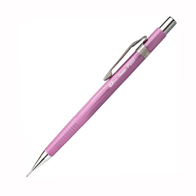 Lapiseira 0.7mm P207 Sharp Metallic Rosa Escuro Pentel em Oferta na Shopee