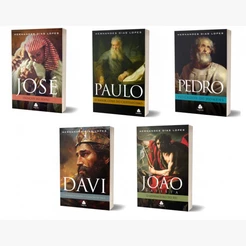 Kit 5 livros | Homens de Fé | Pedro | Paulo | João Batista | José e Davi | Hernandes Dias Lopes