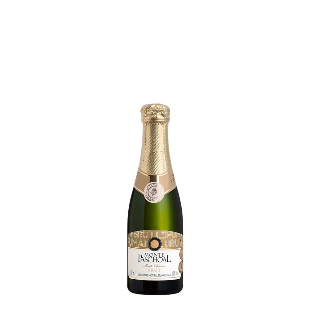 ESPUMANTE MONTE PASCHOAL BRUT BRANCO 187ML em Oferta na Shopee