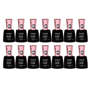 Kit Risqué Top Coat Fixador Diamond Gel - 14 unidades