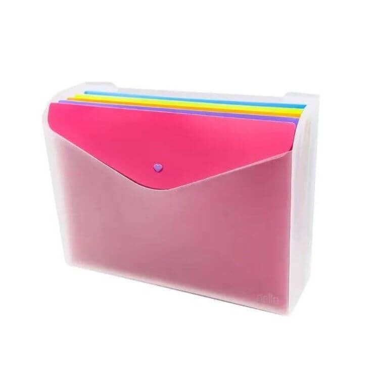 Caixa Arquivo Full Color C/ 5 Envelopes Coloridos 6029 DELLO
