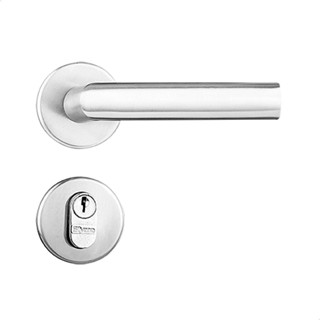 Conjunto Fechadura Externa 1400 Capri Escovado - Silvana