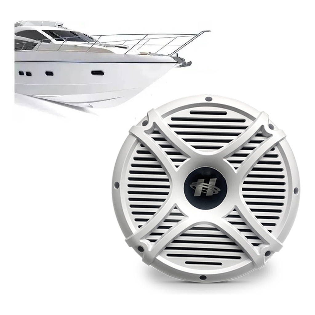 ALTO FALANTE 10 POLEGADAS SUBWOOFER HURRICANE M10 MARINIZADO NÁUTICO 600W