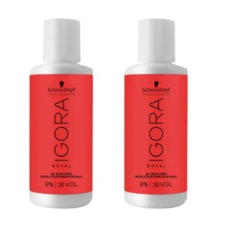 Kit 2 OX Volume 30 Igora Royal 60ml Schwarzkopf em Oferta na Shopee