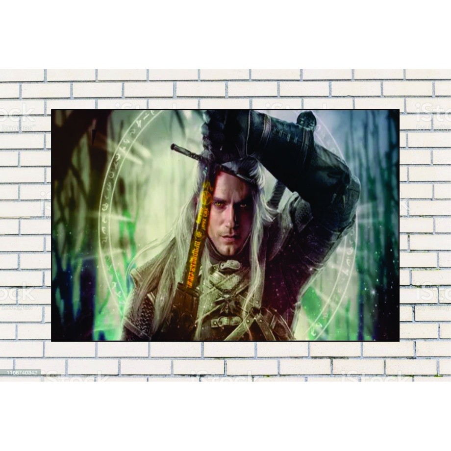 Quadro Decorativo The Witcher Serie 02 1 Peça 60x40