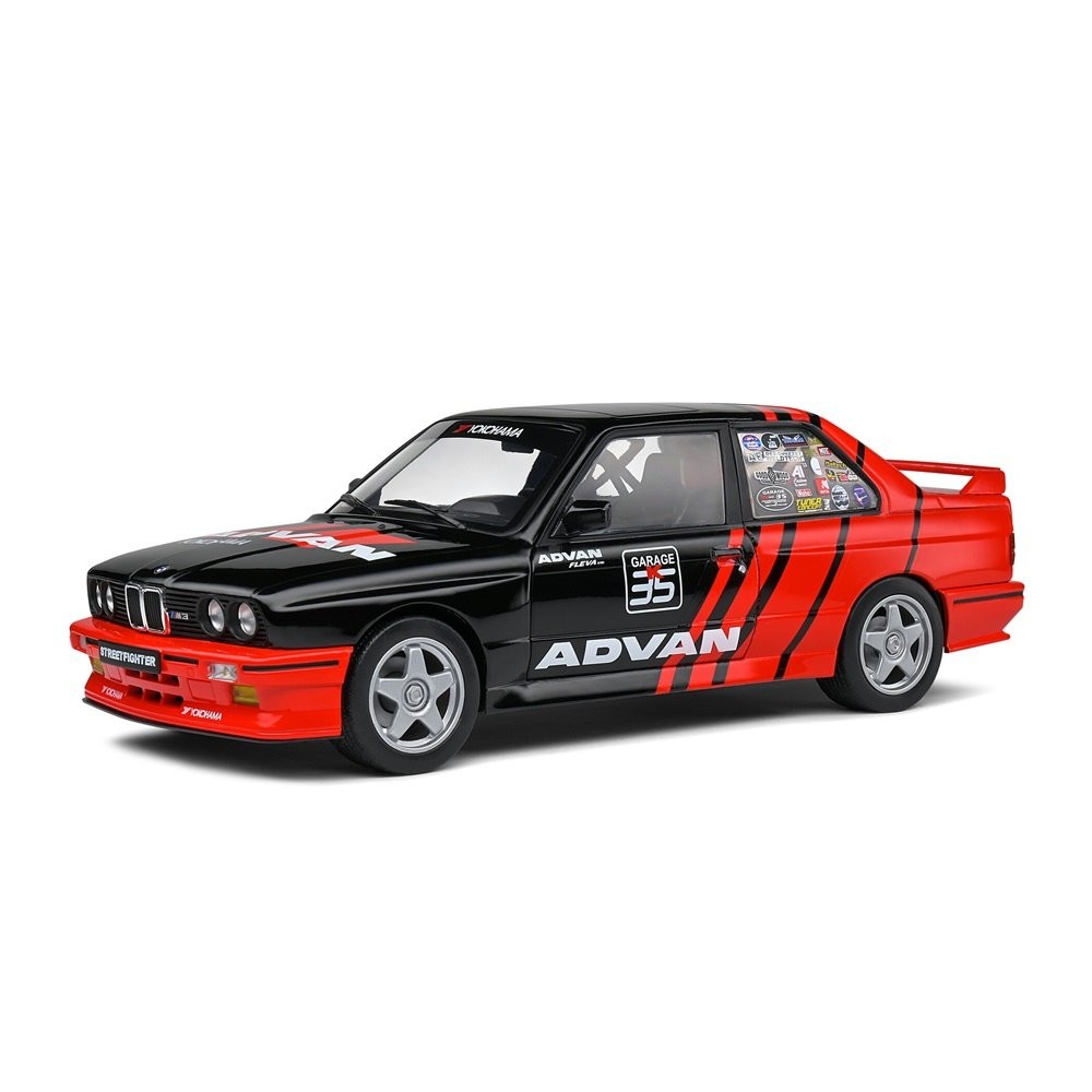 Miniatura Carro BMW E30 M3 Advan (1990) - 1:18 - Solido
