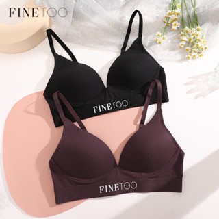 Finetooo Roupa Íntima Feminina Lingerie De Tamanho Grande V Bra Foe Ladies Push Up Bras Bralette Ajustável
