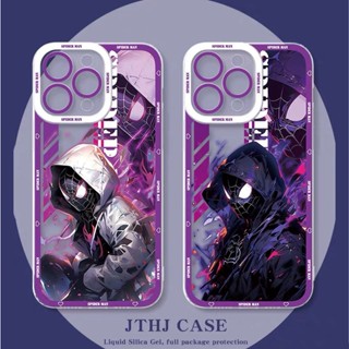 Capa Capinha Case Xiaomi 11T 13T POCO M5 F5 F4 X3 NFC F3 Redmi 13C 11A 12C 10C 10A 9A 9C 9T Note 13 12 turbo 5G 9 9S 10 10S 11S 11 Pro Estojo De Telefone De Aranha De anime Transparente