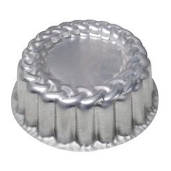 Forma de Alumínio Redonda 18x17cm - Ballerine Trancada - Ref 1061 - 01 Unidade - Caparroz - Rizzo