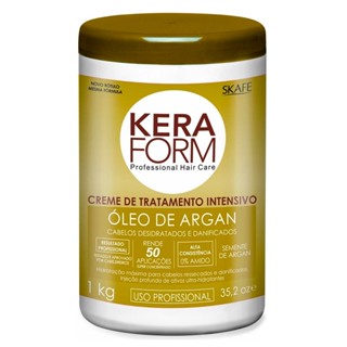Máscara Capilar De Tratamento Intensivo Keraform Skafe Óleo De Argan 1kg