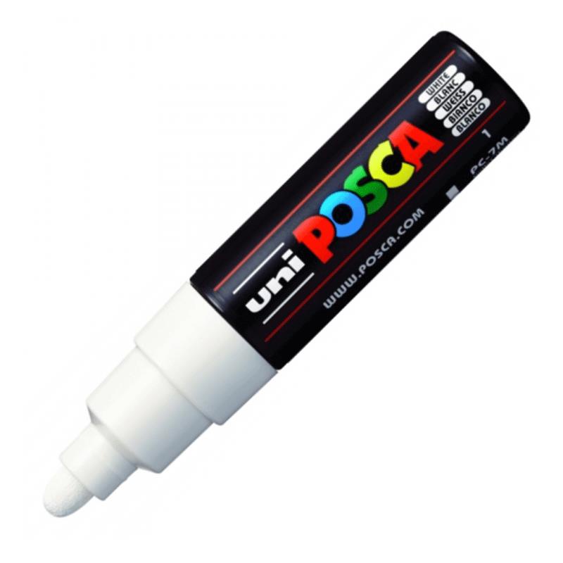 Caneta Posca PC-7M branco Uni-Ball - Stationery