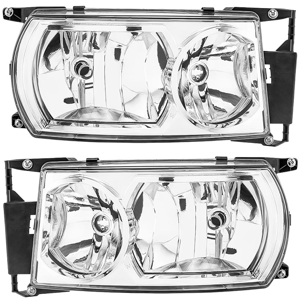 Par Farol Scania S5 Pgr 2009 A 2013 H7 Sem Pisca Nino - Spare Parts and Accessories for Vehicles