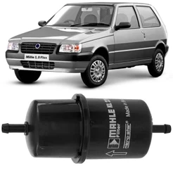 Filtro Combustivel Fiat Uno 1.0 1.3 1.5 92 A 2015 Metal Leve