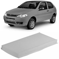 Filtro Cabine Ar Condicionado Fiat Palio 2000 E 2017 Wega
