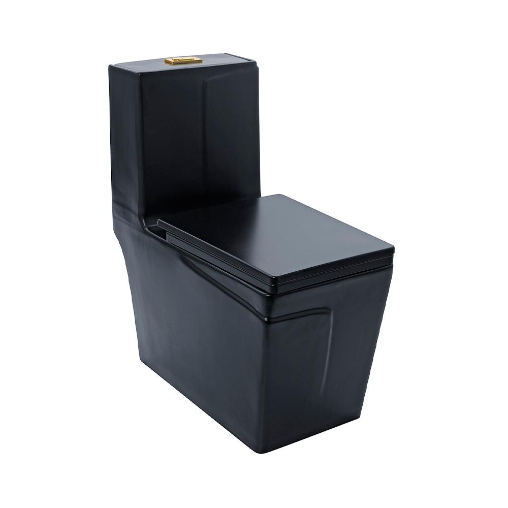 Vaso Sanitário Monobloco Topázio Pingoo - Preto