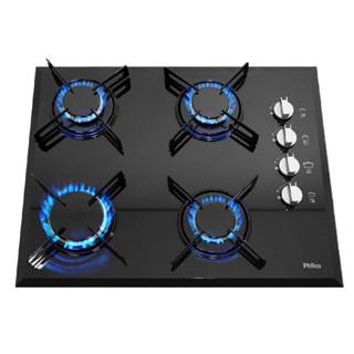 Cooktop Philco Cook Chef 4 Bocas Vidro Preto Rápido Bivolt