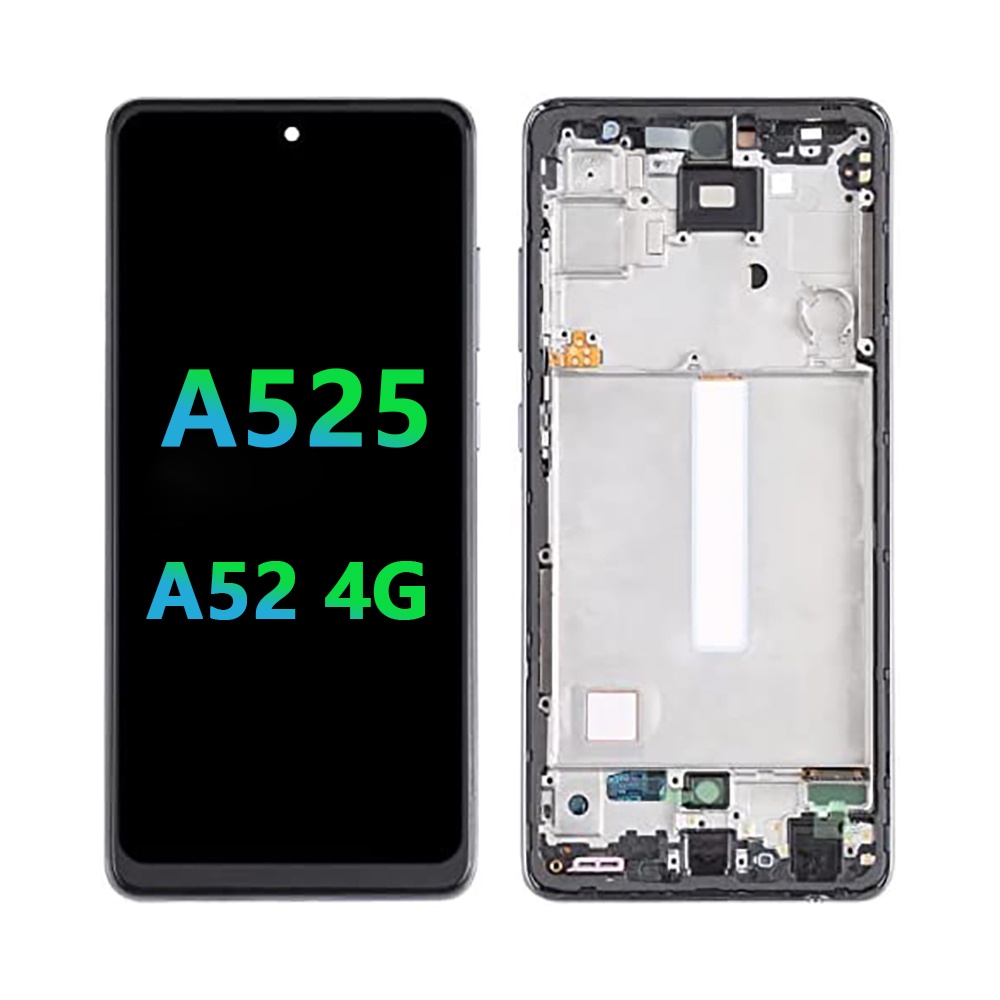 6.5" Oled A52 4G Display Touch Incell&Oled Tela Compativel A525 SM-A525F/DS Frontal Lcd Com Aro